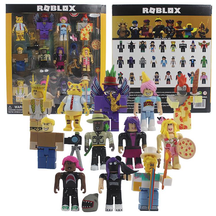 Roblox Action Figures 12 Pcs 2.5 To 3 Inch Collectible Virtual Game Character Toys With Accessories Box Set For Kids Collectors