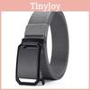 Casual Men Canvas Belt With Electroplated Buckle For Military Outings Training