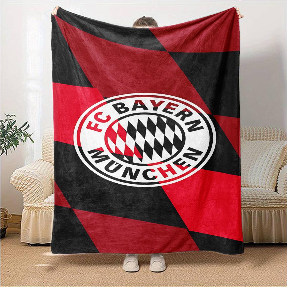 Bayern Munich Crest Blankets Flannel Printed Breathable Warm Throw Blanket for Home Office Bedspreads 0708a119