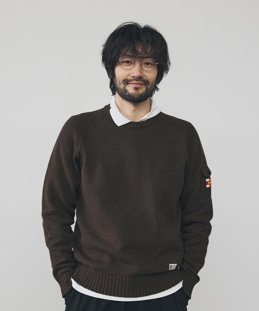 Geonjiulleunseu Cotton Raglan Pocket Sweater - Dark Brown