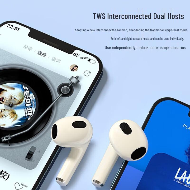 HP H23A Wireless Semi-In-Ear TWS Earbuds