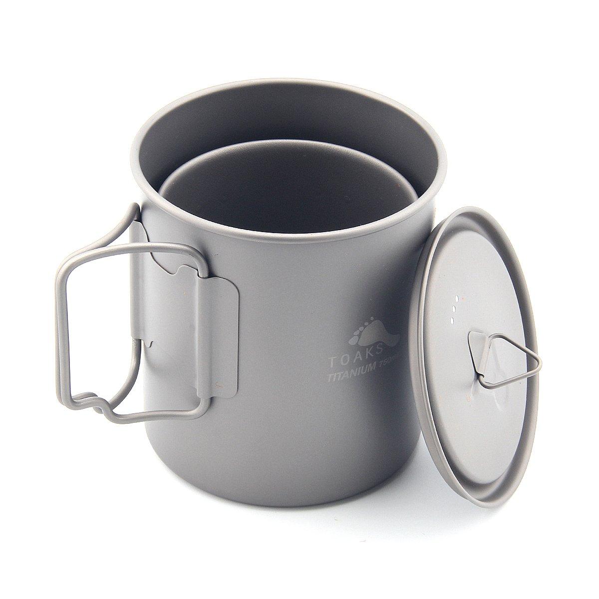 

TOAKS CMB-750-450 Titanium 750ml Pot and 450ml Cup Combo Set