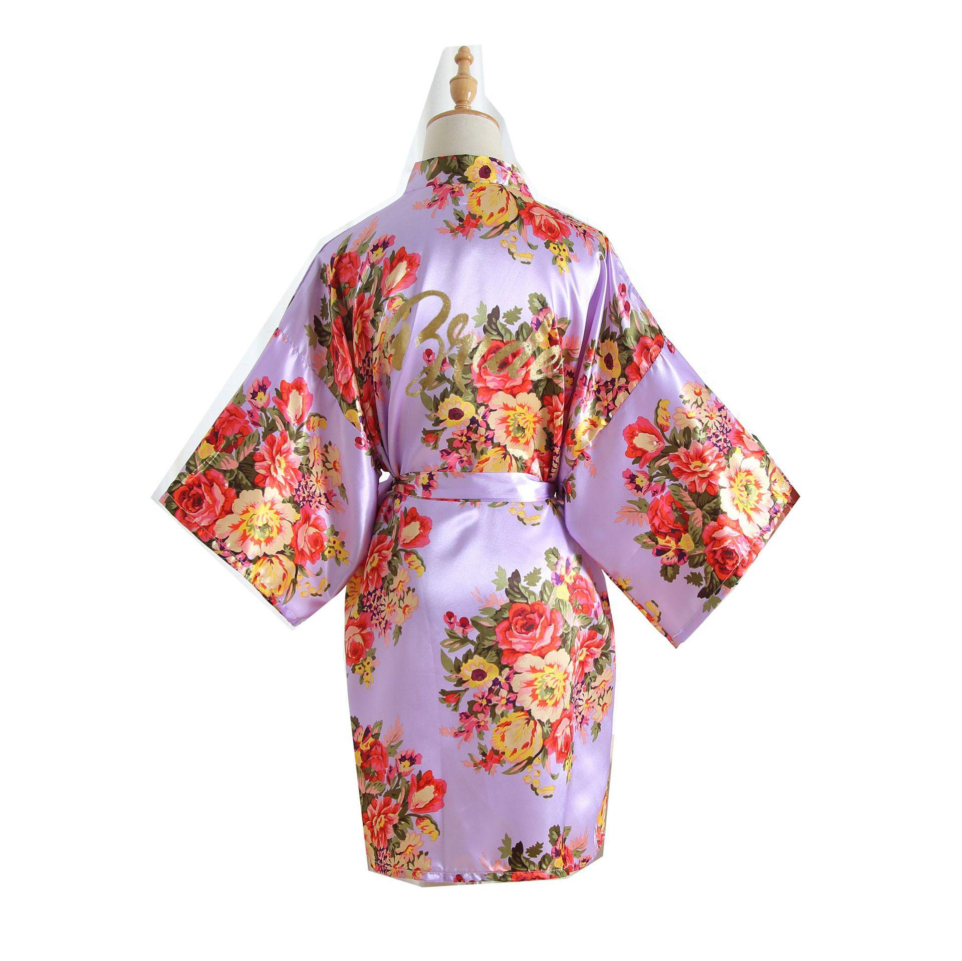 

Свадебная серия Пионовый принт Мать невесты Имитация шелка Предсвадебный макияж Халат Утреннее платье Мода для матери Темперамент Элегантный халат One size