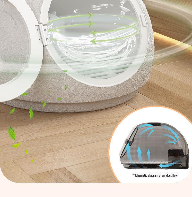 Silent Pet Dryer: Automatic Sterilization and Drying for Small Cats and Dogs