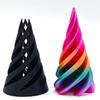 3D Printed Spiral Cone Stress Relieving Toy Impossible Pyramid Sculpture Toy Mini Stereoscopic Telescopic Fingertip Spiral Toy