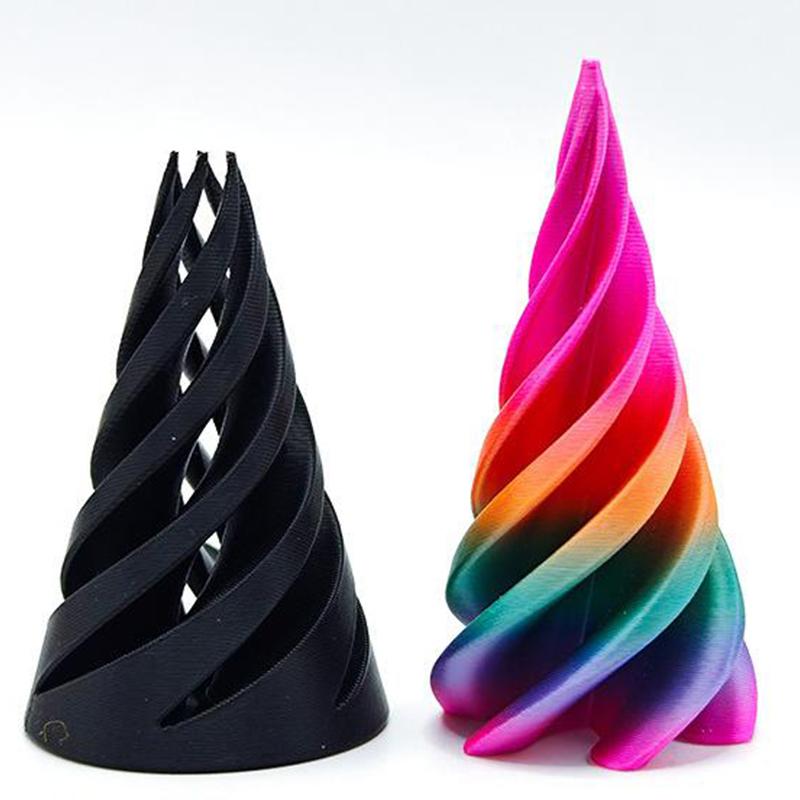 3D Printed Spiral Cone Stress Relieving Toy Impossible Pyramid Sculpture Toy Mini Stereoscopic Telescopic Fingertip Spiral Toy
