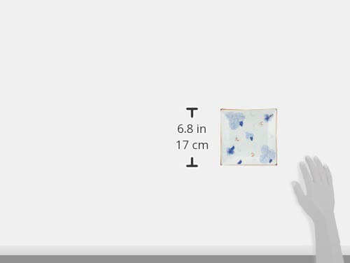 Arita Ware Shinmine Kiln Ivy Grape Design Square Plate Set 52441