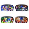 Anime Pen Bag Large Capacity Cartoon Pattern Pencil Case Kids Pencil Pouch for Student or Holiday Gift