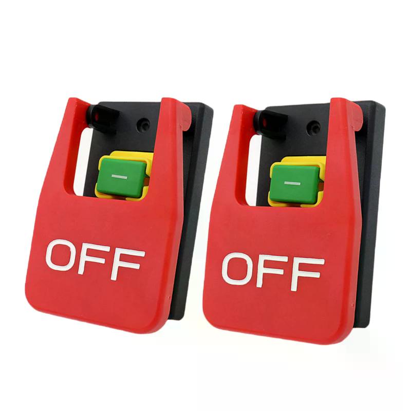220V-250VAC Single Phase Safety Zero Voltage Switch With Plug Machine Off Switch For Quickly Turn Off Lathe Milling Table Cutter