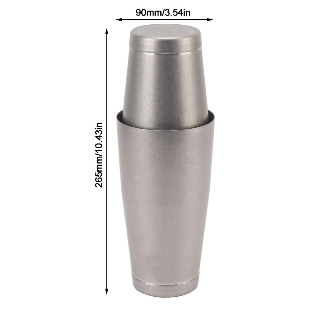 Leak-Proof Weighted Cocktail Shaker 2 Section Design Professional Bar Shaker For Bartending