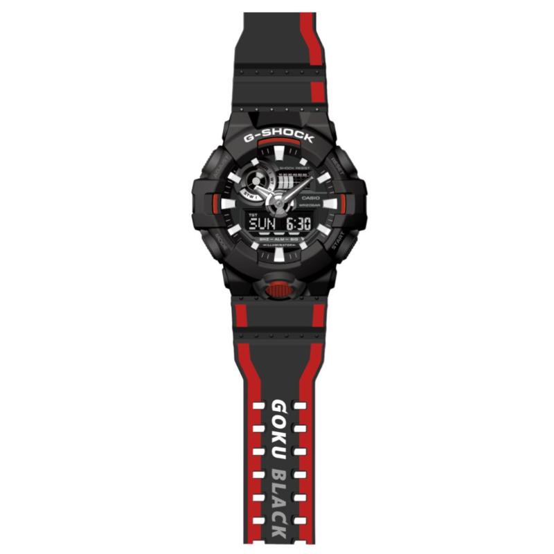 CASIO x Dragon Ball joint GA-700 series 200 meters waterproof Quartz resin strap men's watch black dial GA-700-1APRDB