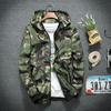 Windbreaker Jackets Men Casual Spring Hooded Camouflage Jacket Mens Streetwear Hip Hop Sportwear Camo Army Jacket Clothes
