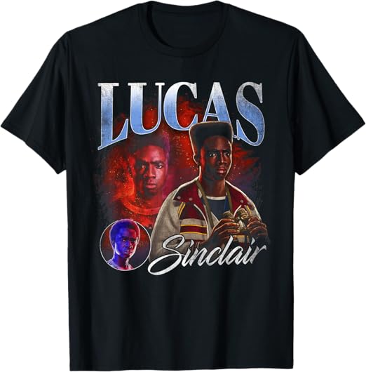 Stranger Things Lucas Homage T-Shirt 140
