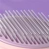 Pet Silicone Comb Comfortable Massage Self Cleaning Hair Removal Pet Grooming Brush with Handle for