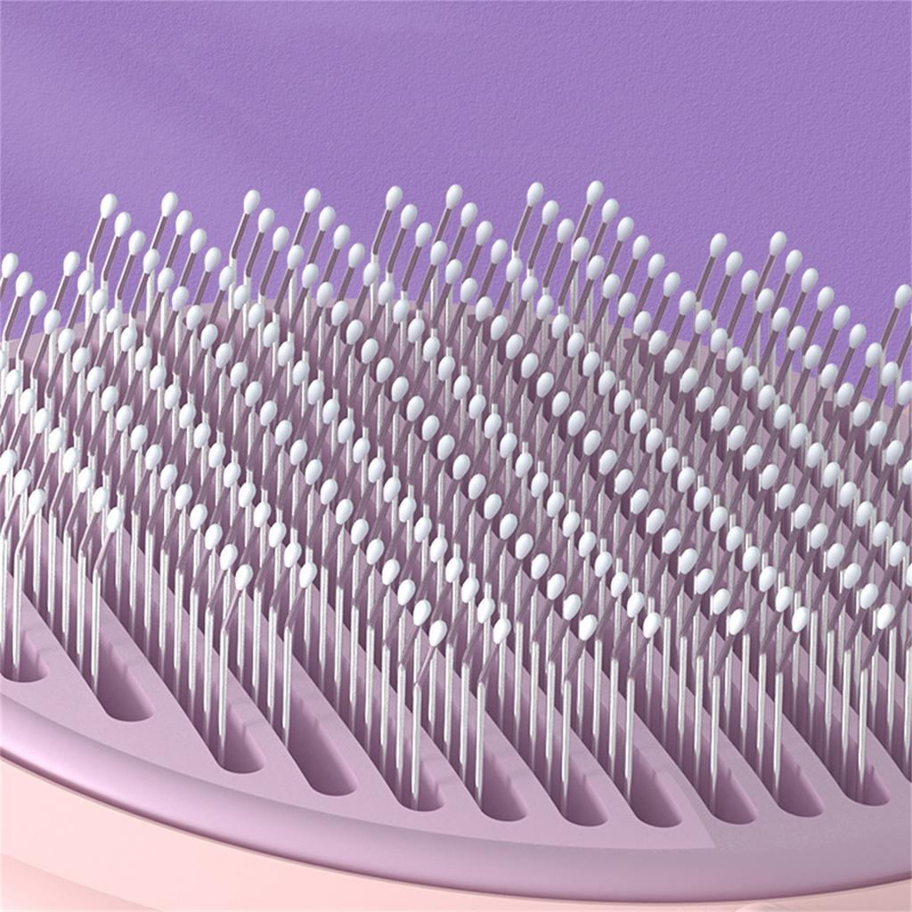 Pet Silicone Comb Comfortable Massage Self Cleaning Hair Removal Pet Grooming Brush with Handle for