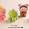 Dezhi Jewelry Cartoon Flocking Mini Desktop Ornament Toy Figurine