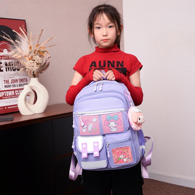 Large Capacity Primary School Schoolbag Cartoon Animation Cute Boys And Girls Backpack Children Travel Backpack