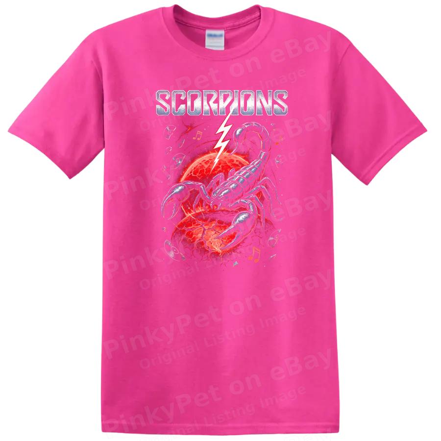 Camiseta Retro Rock Heavy Metal Scorpions Scorpion Camiseta Gráfica Genial