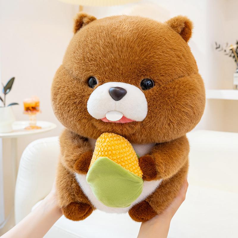 New Corn Groundhog Plush Toy Children's Birthday Doll Creative Cute Catching Doll Gift Gift Gifts
