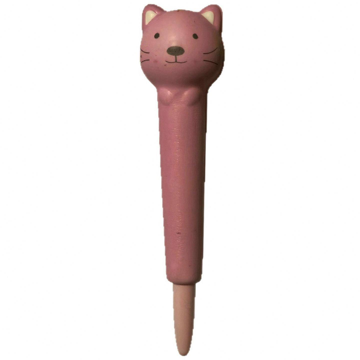 

Bouncy Animal Pen - Slow Rebound, Cat & Pet Theme, Succulent Design, Fine Tip Desk Pen 0.38 mm чёрный