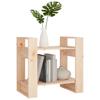 Bookshelf Room Divider 60 x 35 x 57 cm Solid Pine Wood