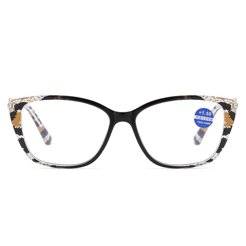 Women Reading Glasses Square Cat Eyes Presbyopia Eyeglasses Blocking Blue Light Eyewear +1.0...+ 4.0 EuropeAmerica