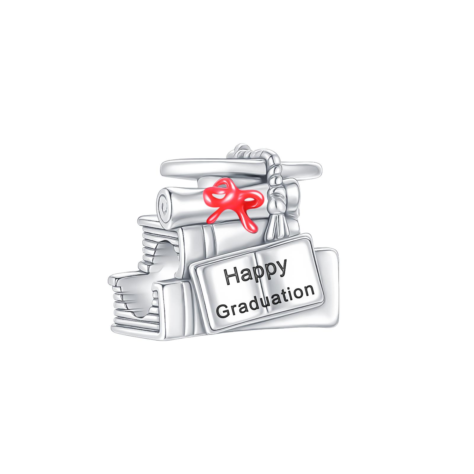 

Copper Happy Graduation Beads Fit Original Bracelets Diy Birthday Jewelry Gift