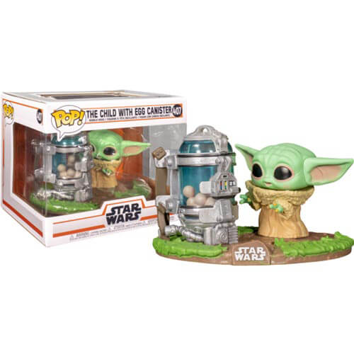 Das mandalorianische Kind mit Eierkanister Pop! Deluxe