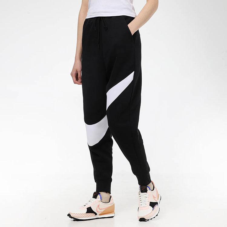 Nike Sportswear Swoosh Fleece Vintage Sports Pants Women Pants Black CV8661-010