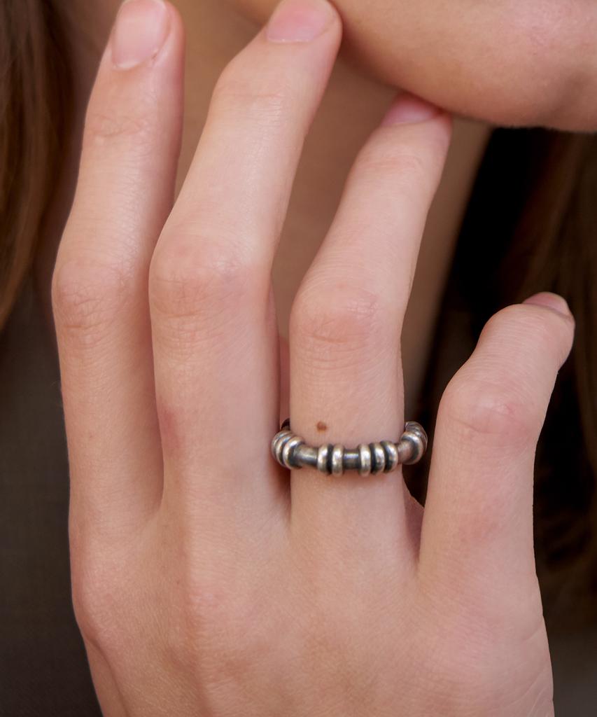 Ound Rope Twist Silver Ring (Type A)