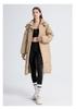 Women's Korean Style Knee-Length Cotton-Padded Winter Jacket - Loose, Thickened Coat