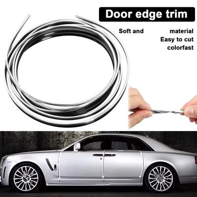 6m Car Door Moulding Trim Strip Car Door Edge Scratch Protector Cover Trim Strip Guard Strip W0U8
