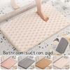 New Flannel Bathroom Floor Mats Rebound Soft Flannel Absorbent Non-slip Bathroom Mats Household Basin Bathtub Side Floor Rug