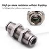 10PCS PM 304 Stainless Steel Fitting Metal Pneumatic Quick Coupling -4/6/8/10/12/14/16mm Push In air Hose Connector