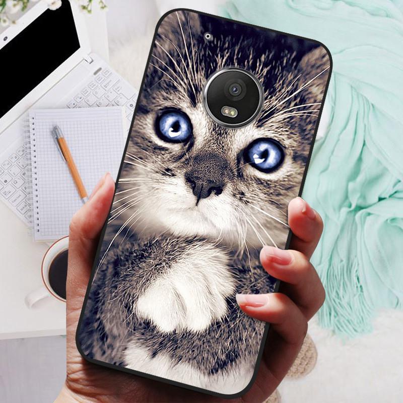 Pro Motorola Moto G5 Plus Pouzdro Černý Kryt Lev Vlk Silikonový Měkký Zadní Kryty Pro Moto G5 Plus Pouzdro Na Telefon G5+ Ochranný Kryt