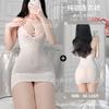 Domila Sexy Ice Silk Transparent Tight Nightclub Beauty Chest Lace-up Short Skirt Princess Ktv Mini Small Skirt Hip-length Skirt