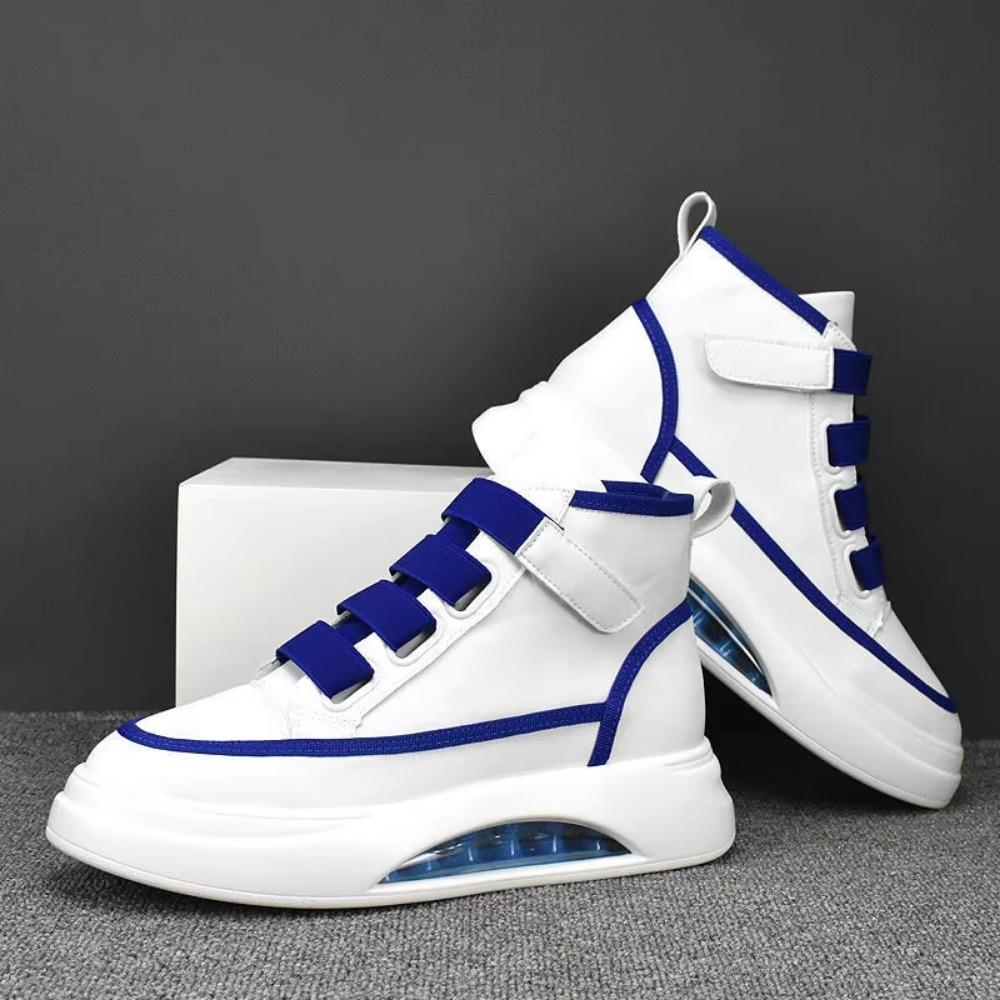 High Top Men's Shoes  New Spring Thick Soled Small White Shoes Men's Fashion Air Cushion Casual Board Shoes luxury sneakers