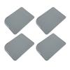 4Pcs Heat Resistant Straightener Pad Silicone Heat Resistant Mat Heat Mat for Curling Iron Straightener Flat Iron