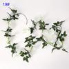 24m Silk Long Rose Fake Flower Ivy Vine Leaf Garland Wedding Party Home Decor