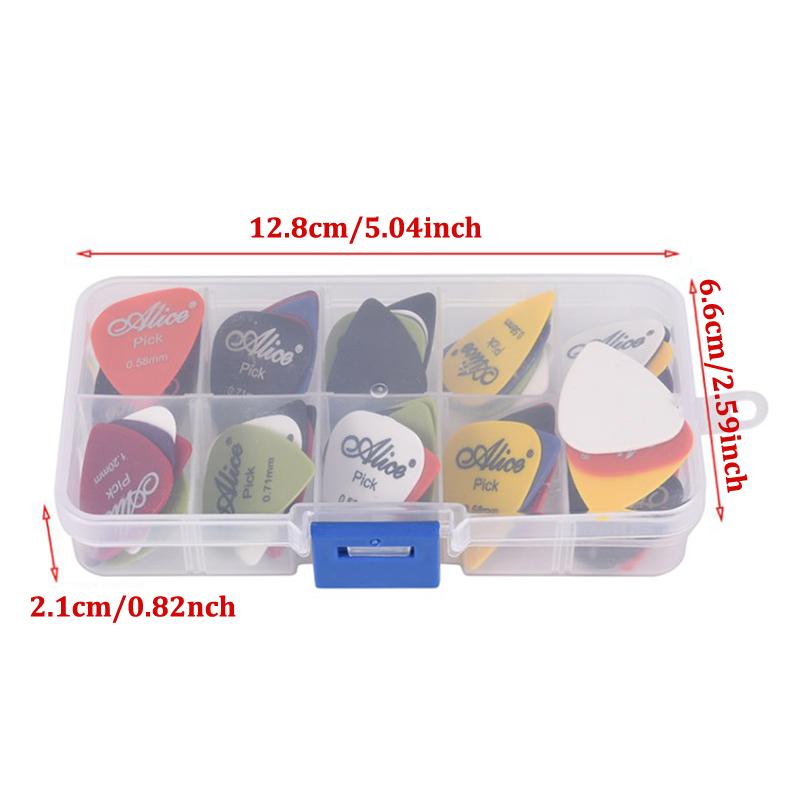 50Pcs/Set Electric Guitar Pick Acoustic Music Picks Plectrum Guitar Accessories