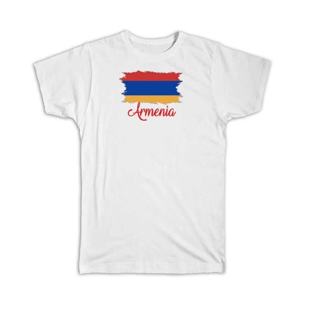 Gift T-Shirt : Armenia Flag Armenian Country Expat L
