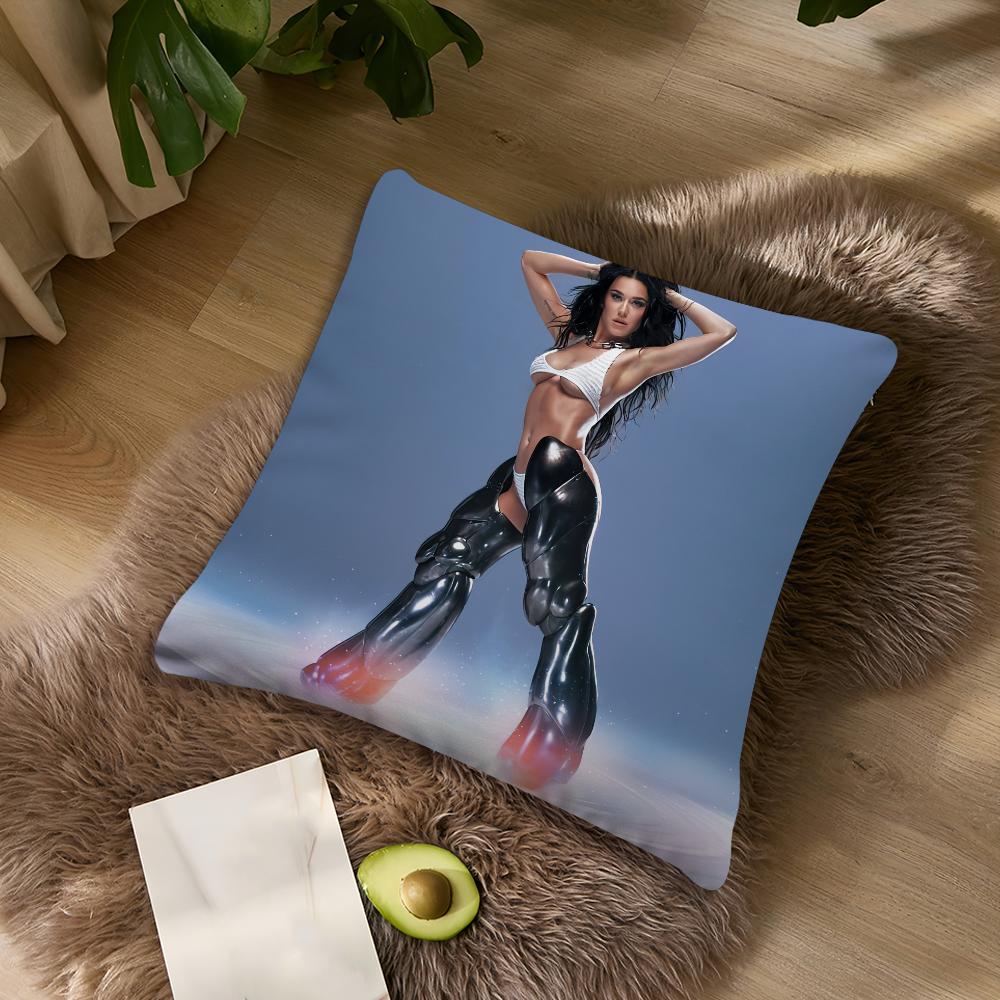 K-Katy Singer P-Perry 143 Kissenbezug Wohnzimmer Akzent Sofa Rückenstütze Quadratisch Lounge Entspannender Nickerchen Begleiter Kissenbezug