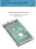 2.5" Transparent USB 3.1 Type-C HDD Enclosure