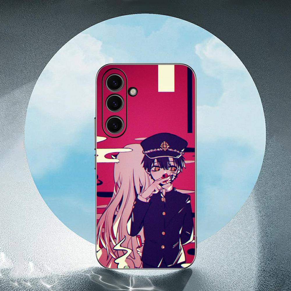Animation Toilet Bound Hanako Kun Yugi For Samsung Galaxy S23 S24 S25 Ultra S22 Plus S21 Black Soft Case Waterproof Soft Case