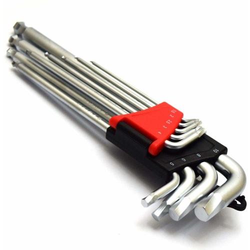 Takagi Hex wrench set of 9 pieces that can remove stripped hex screws