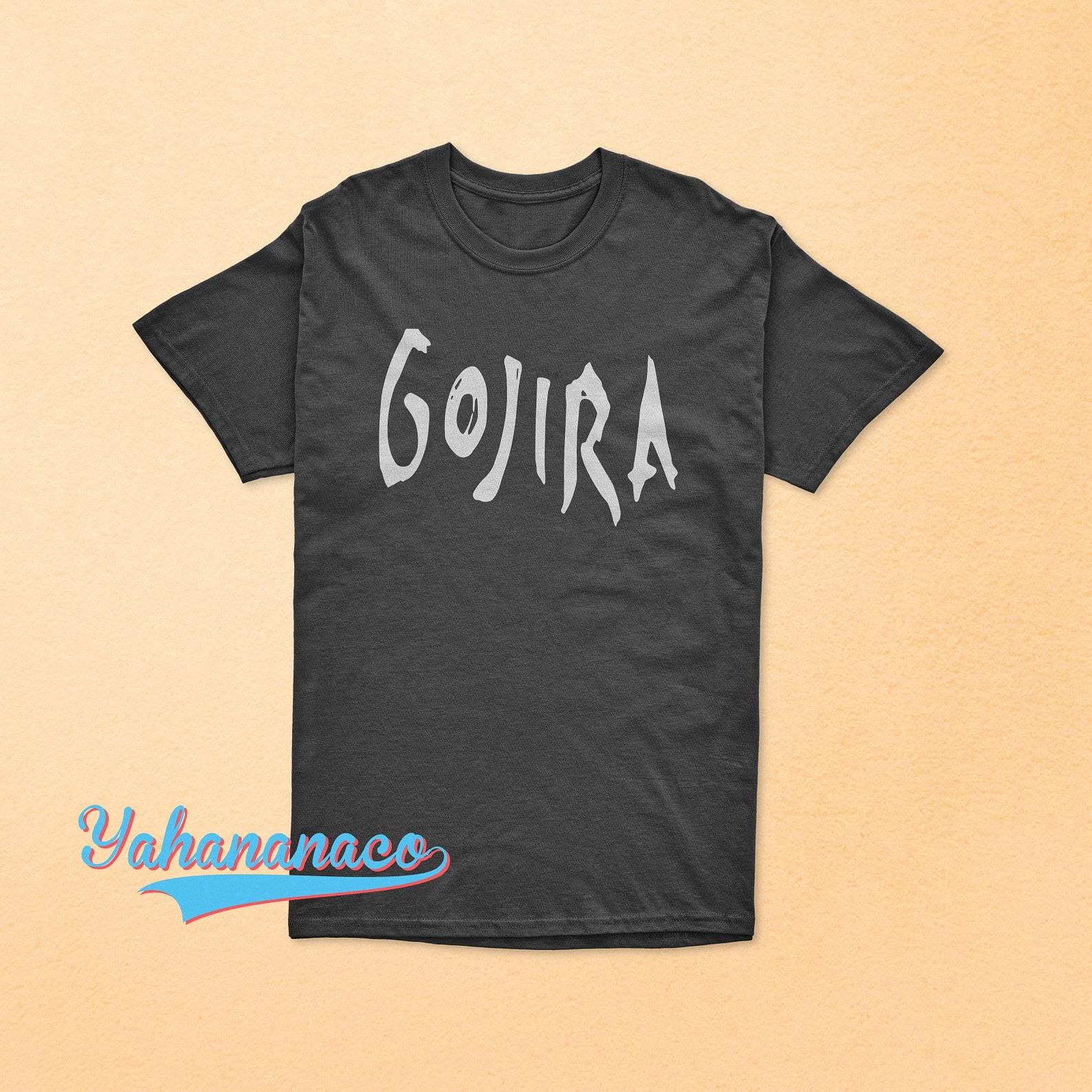 Gojira Band T-shirt French Heavy Metal Progressive Metal Joe Dupantlier Music Band Black White Sport Grey Gildan T-shirt XL