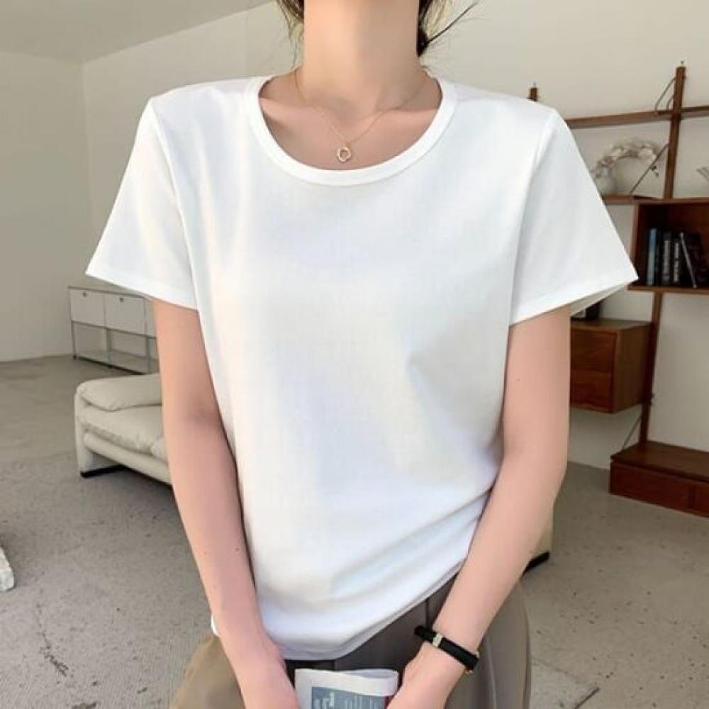 Navava Women Solid Daily ShorT Sleeve T shirT nT2633