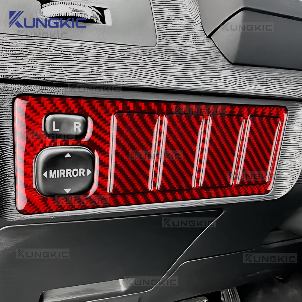 Für Scion tC 2005 2006 2007 2008 2009 2010 Echter Weicher Kohlefaser Aufkleber LHD Auto Scheinwerferschalter Innenverkleidung Rahmen