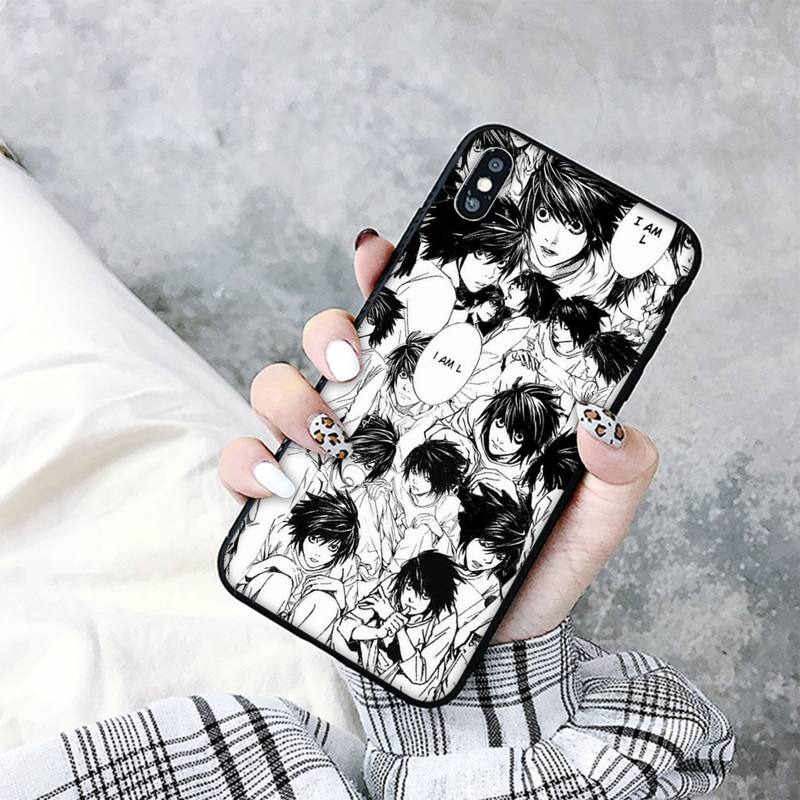 MaiYaCa Anime Manga Death Note Ryuk Phone Case for Iphone 13 11 12 Pro XS MAX 8 7 6 6S Plus X 5S SE 2020 XR Cover