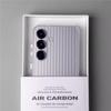 Applicable to Samsung s25 mobile phone case s25Ultra ice matte white matte hard case s24Ultra luggage stripe